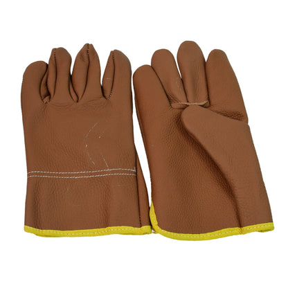 Gloves Gardening Gloves For Men Women Leather Gloves Heavy Duty Gloves (1 Pair) Wukusy