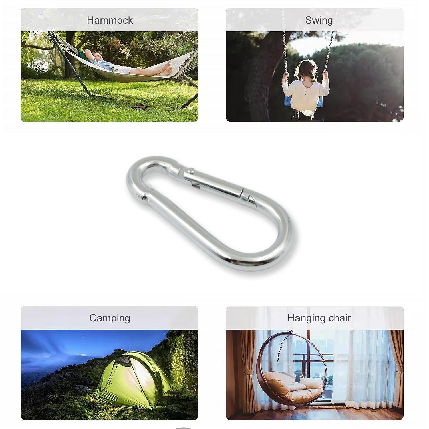 Stainless Steel Snap Hook (880 Mm  1 Pc) Wukusy