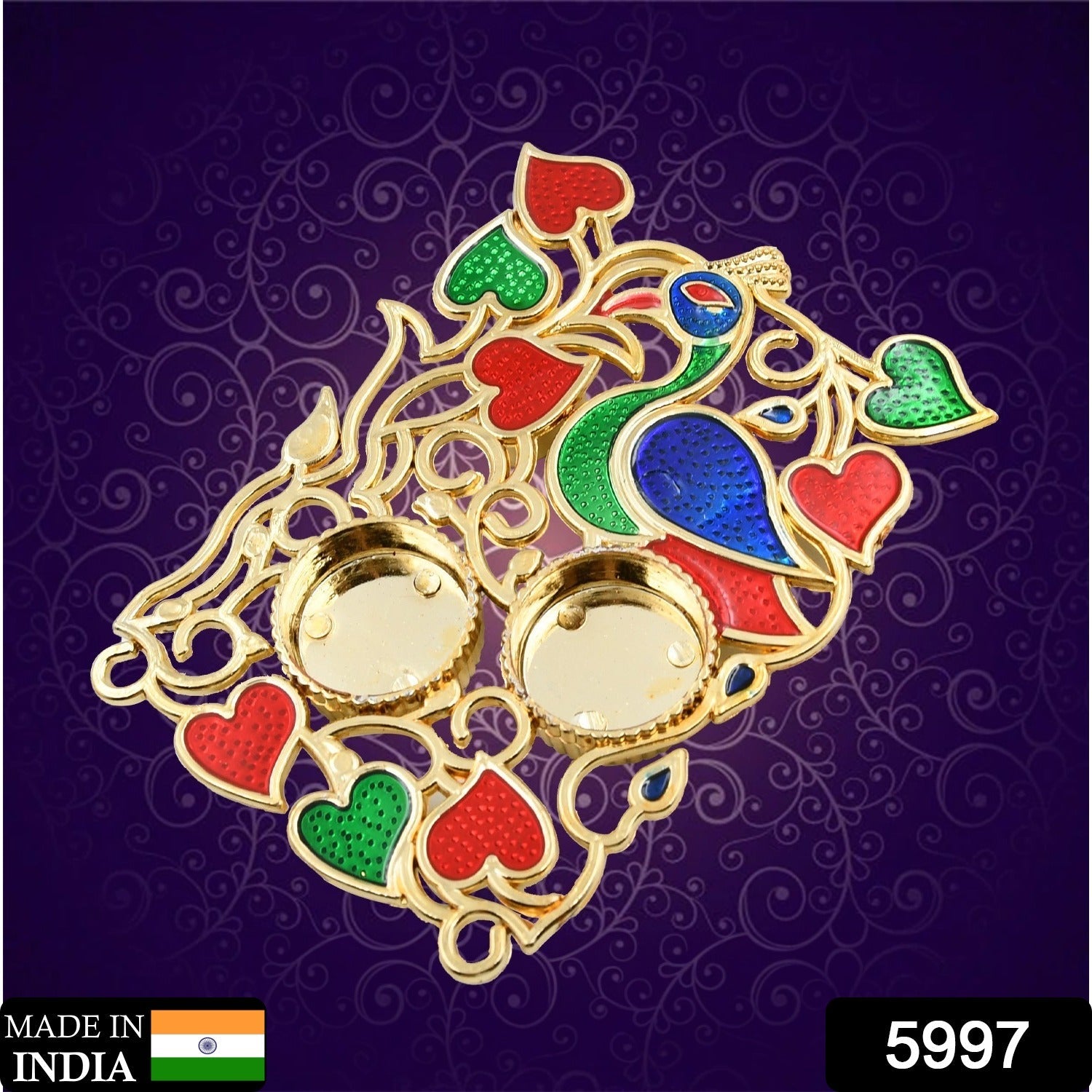 5997 Designer Rakhi Mere Bhaiya With Roli Tikka Peacock Designe Square Plate For Kumkum Thali Holder Pooja Return Gift Brotherbhaibhabhisisterfamily Rakhi For Rakshabandhan Wukusy