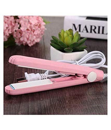 Mini Portable Electronic Hair Straightener And Curler Wukusy