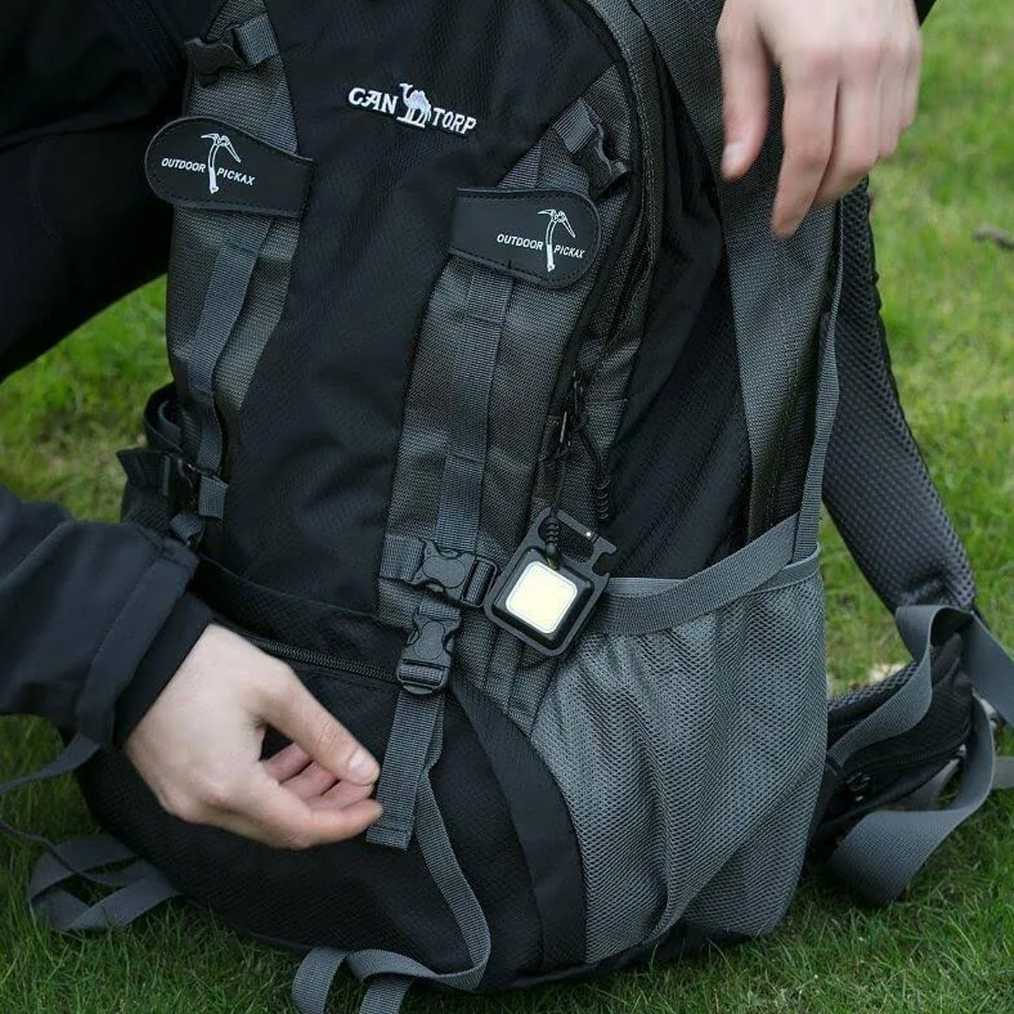 4035 Rechargeable Keychain Mini Flashlight With 4 Light Modesultralight Portable Pocket Light With Folding Bracket Bottle Opener And Magnet Base For Camping Walking Wukusy