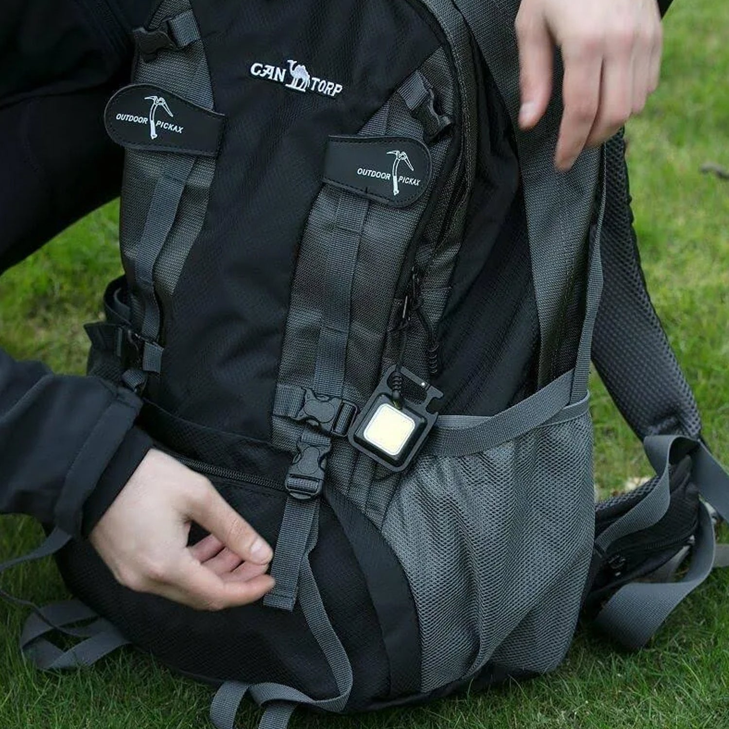 4035 Rechargeable Keychain Mini Flashlight With 4 Light Modesultralight Portable Pocket Light With Folding Bracket Bottle Opener And Magnet Base For Camping Walking Wukusy