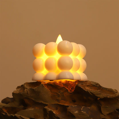 Decorative Led Bubble Candles (6 Pc  Set)