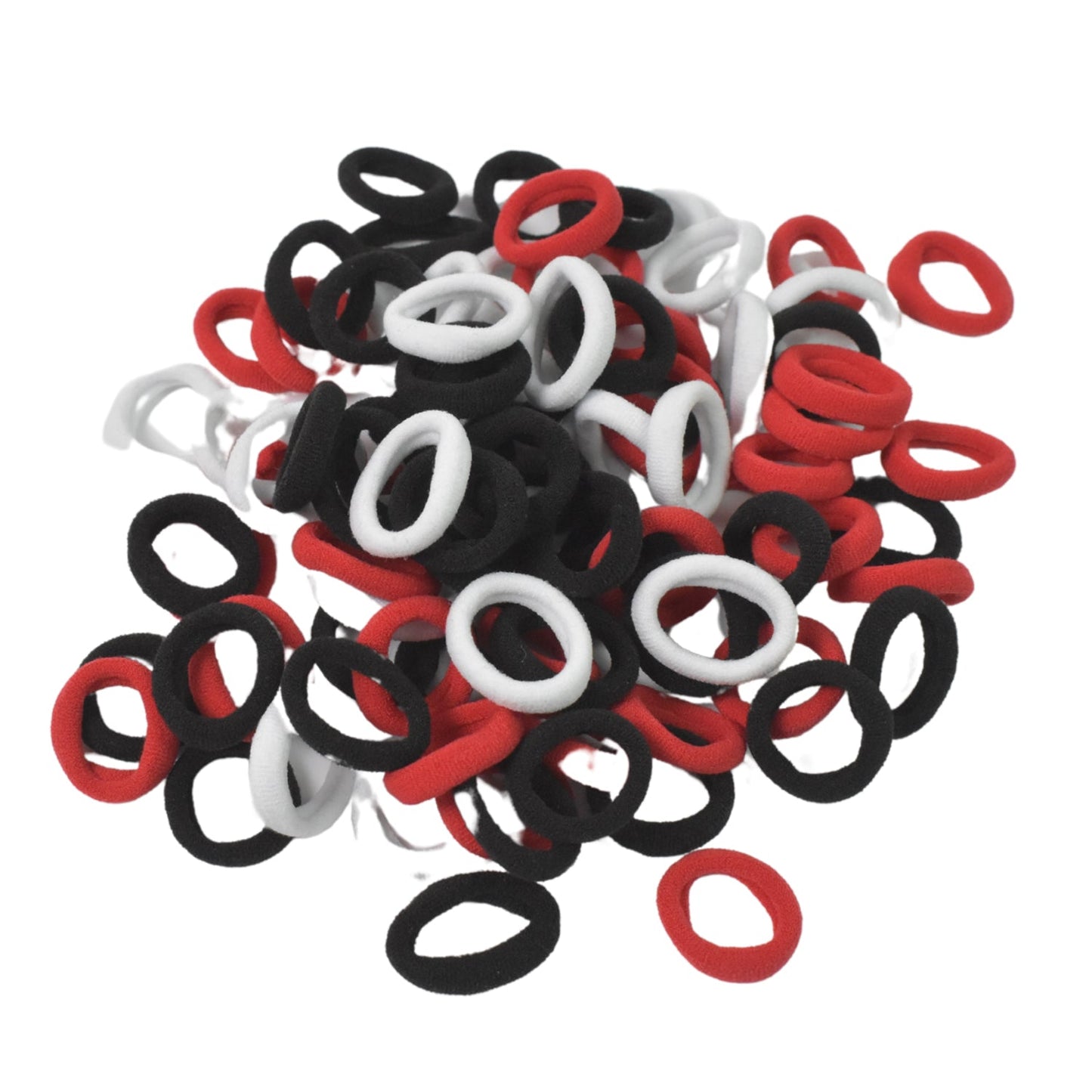Small Hairbands Bands For Hair Rubber Bands (Pack Of 50  Multicolour) Wukusy