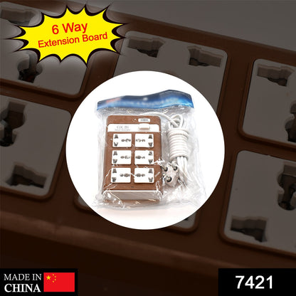 7421 Extension Board 250v 6 Way Extension Board Wukusy