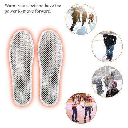 Massage Magnetic Self Heating Insole Shoe Heating Insole For Women Men - Unisex Warm Insole - Thermal Insoles - Tourmaline Self Heating Shoe Inserts - Warm Shoe Pad (1 Pair) Wukusy