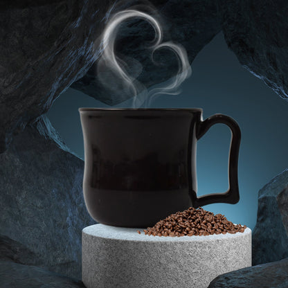 Premium Plastic Coffee  Tea Cups  Mug With Handle(1 Pc  Loose  Black) Wukusy