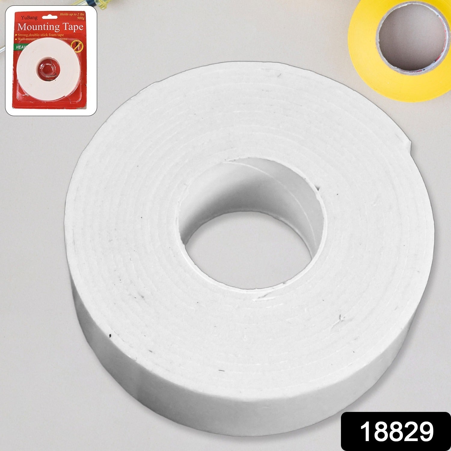 Strong Double Sided Tape Foam Mounting Tape (1 Pc  Big) Wukusy