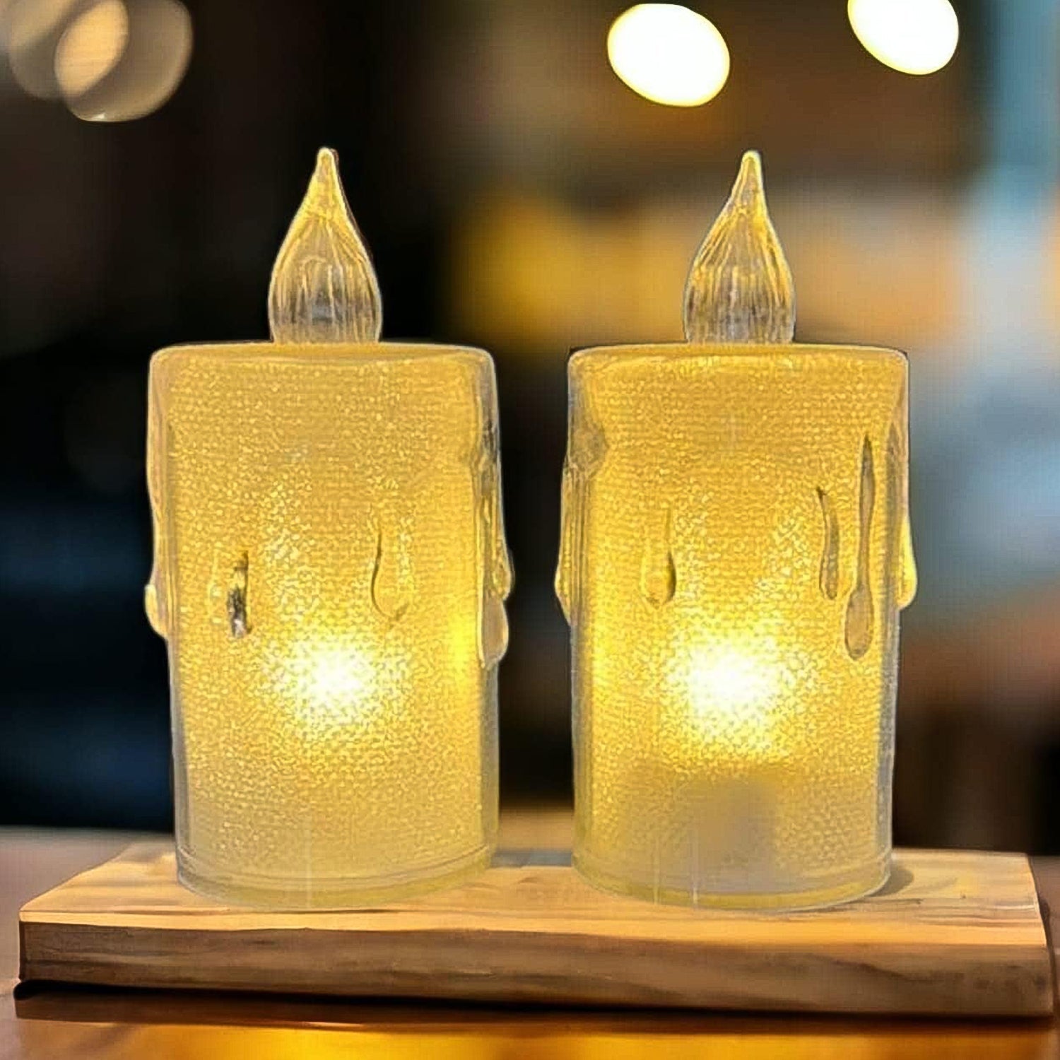 6240a Simple Candles For Home Decoration Crystal Candle Lights Wukusy
