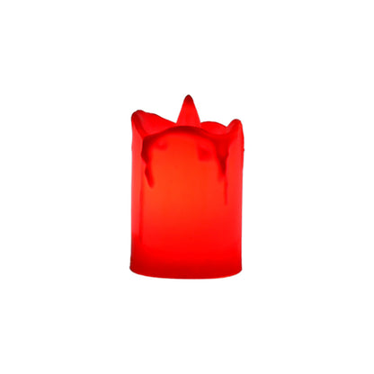 Flameless Melted Design Candles For Decoration (1 Pc) Wukusy