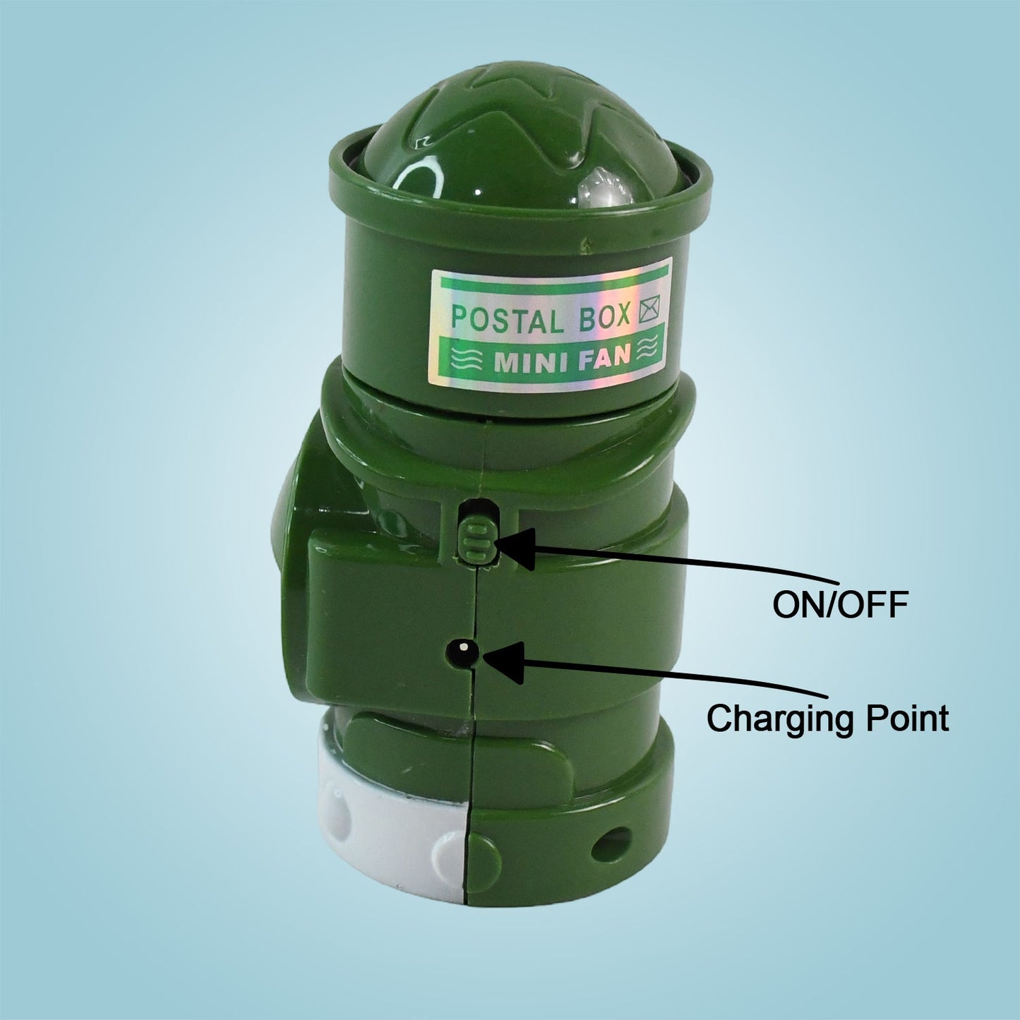Manual Portable Handheld Post Fan Wukusy