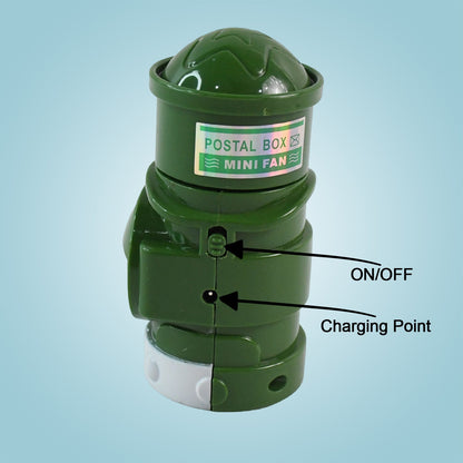 Manual Portable Handheld Post Fan Wukusy