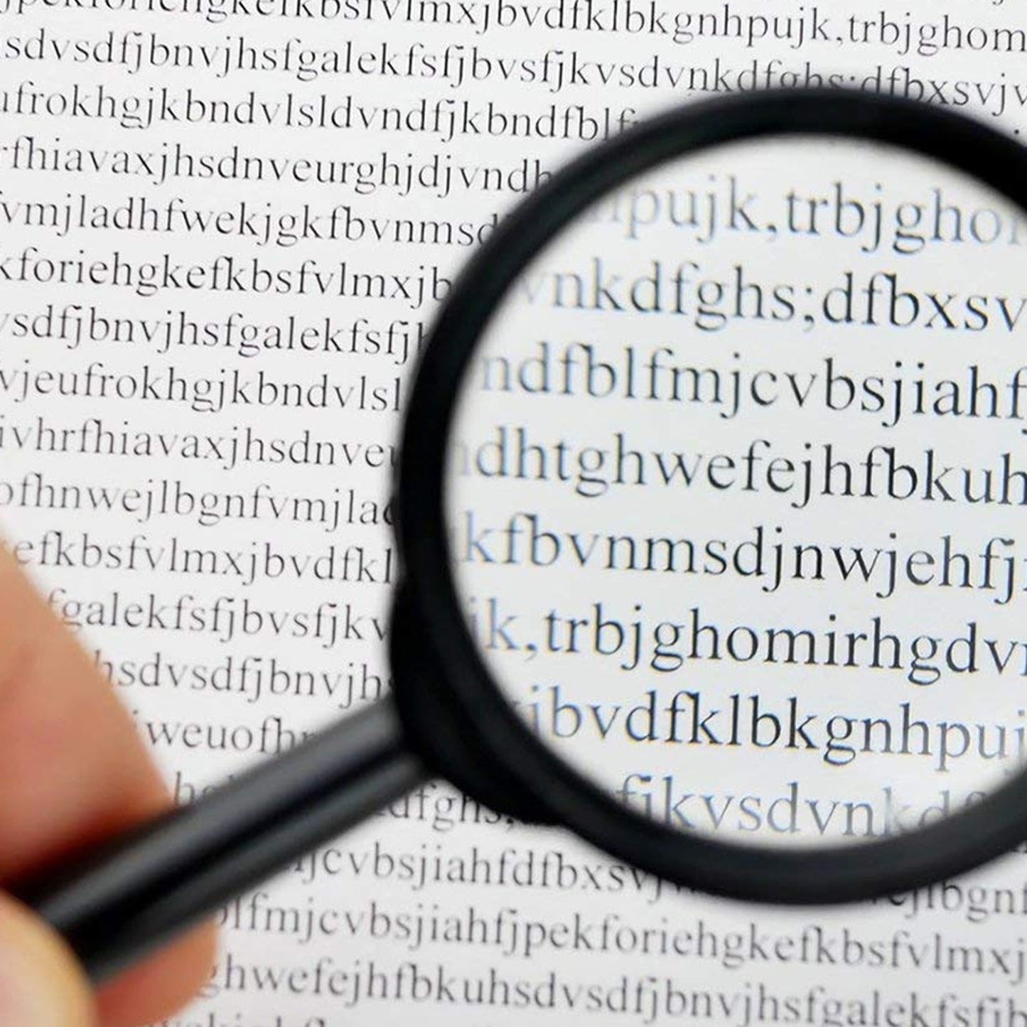 17781 Magnifying Glass Lens - Reading Aid Made Of Glass - Real Glass Magnifying Glass That Can Be Used On Both Sides - Glass Breakage-proof Magnifying Glass Protect Eyes 50 Mm Wukusy