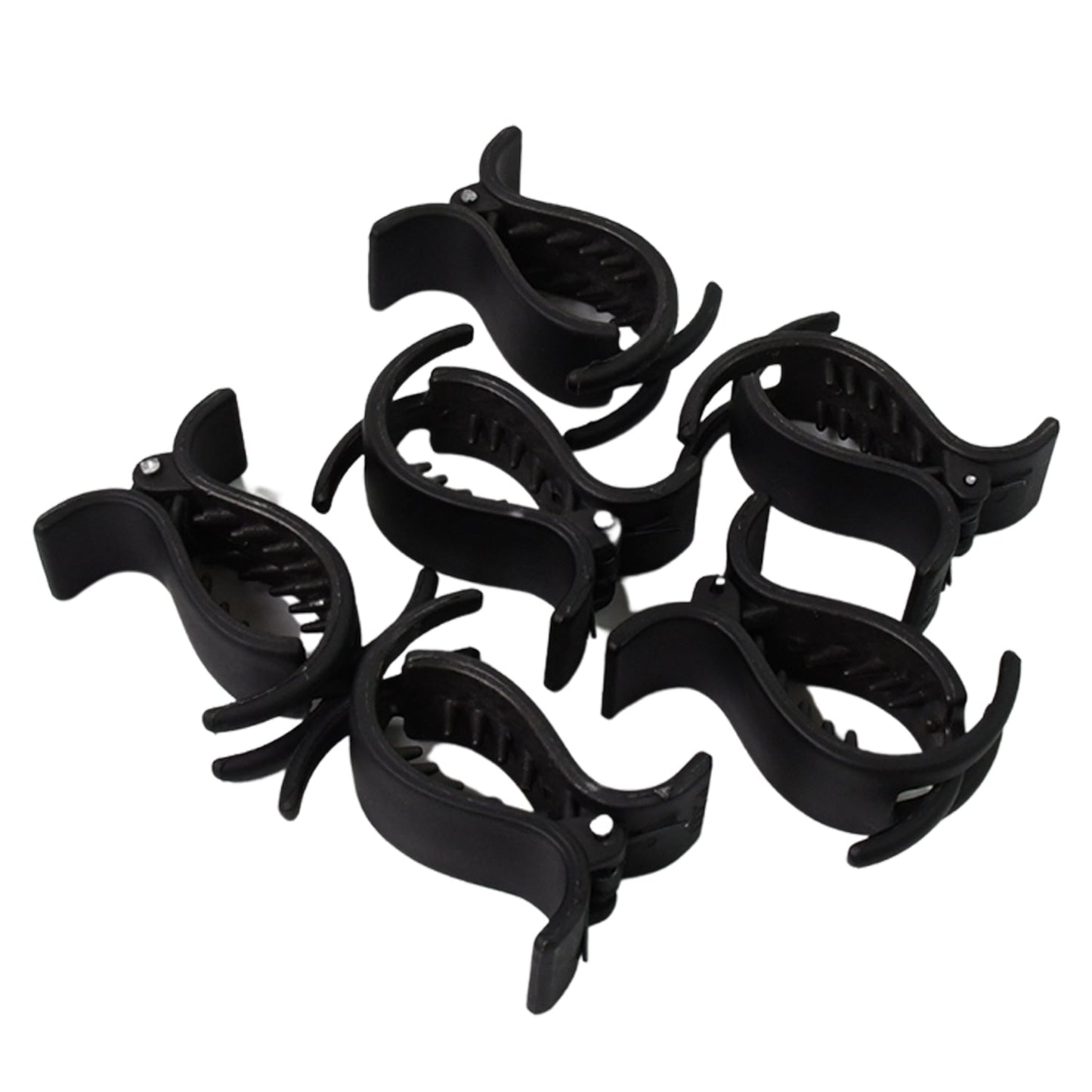 Big Hair Clips For Girls Kids Hair Accessories (6 Pcs Set  Black) Wukusy