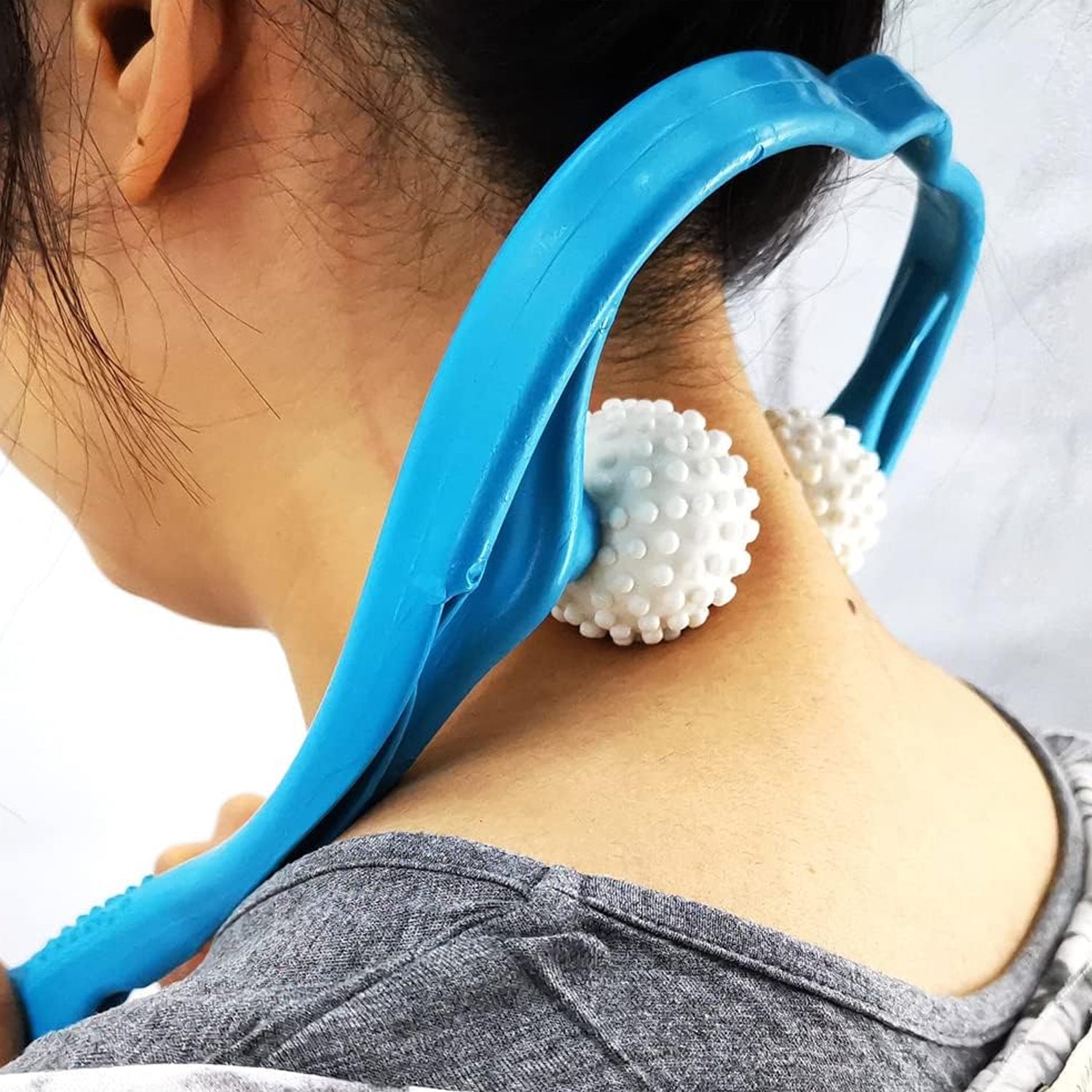 6593 Neck Shoulder Massager 13.5x7.08in Portable Relieving The Back For Men Relieving The Waist Women Wukusy