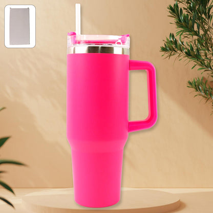 Pink Extra Large Insulated Travel Mug (1200ml - 1 Pc) Wukusy