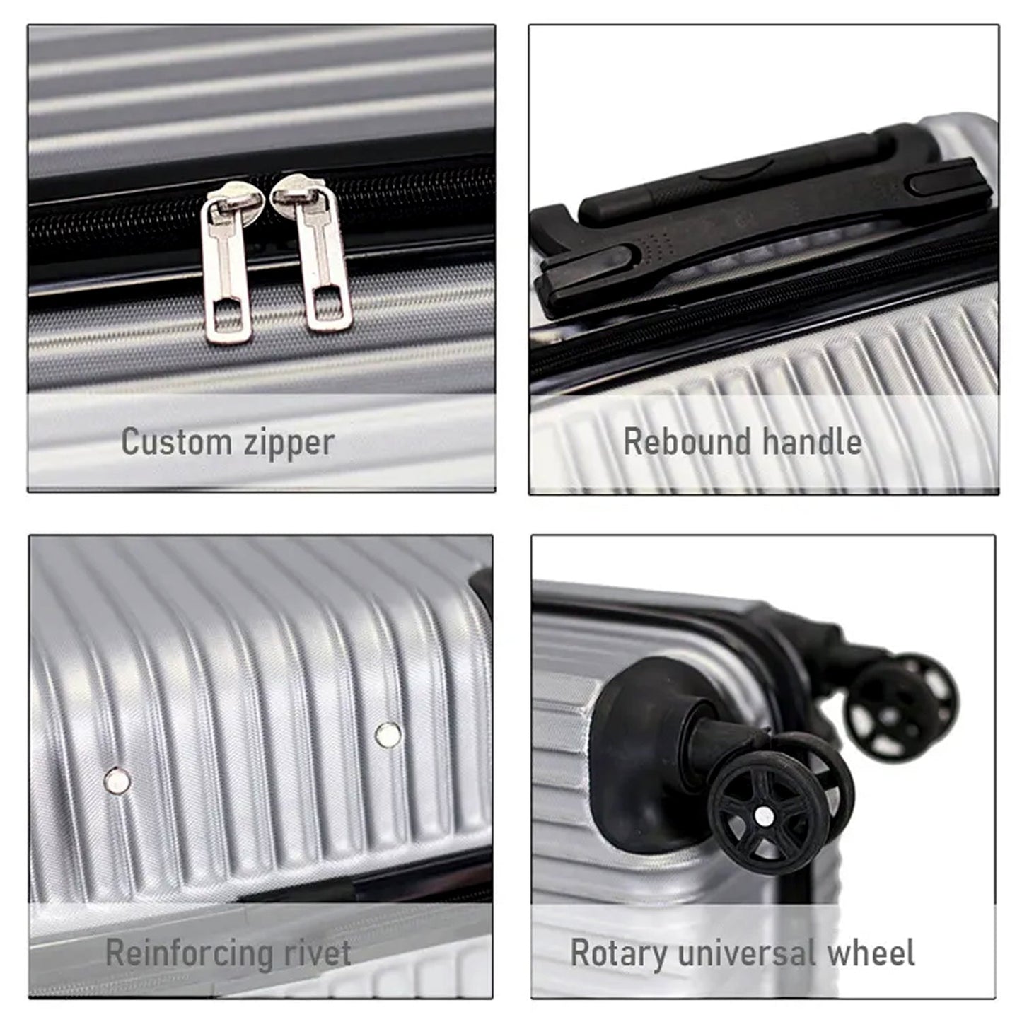 1105 Trolley Bag Big And Small Suitcase Bag For Men  Women Use Bag ( Set Of 2 ) Wukusy