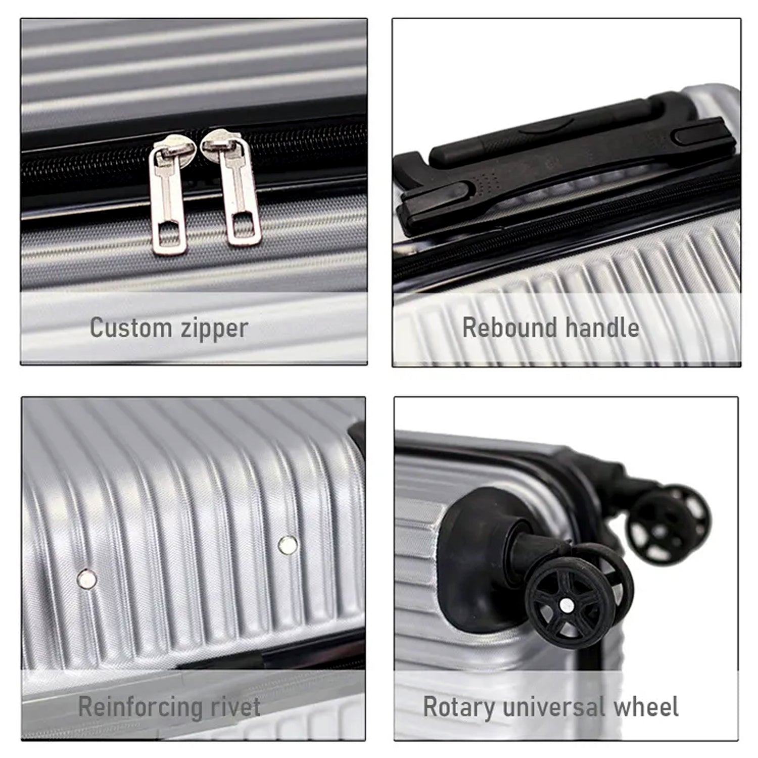 1105 Trolley Bag Big And Small Suitcase Bag For Men  Women Use Bag ( Set Of 2 ) Wukusy