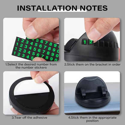 2 In 1 Car Anti-slip Mat Phone Holder Non Slip Sticky Phone Mount Holder (1 Set) Wukusy