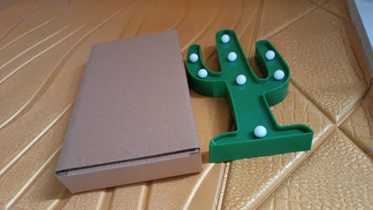 Led Cactus Light Led Desk Lamp Led Table Lamp (1 Pc  Battery Not Included) Wukusy