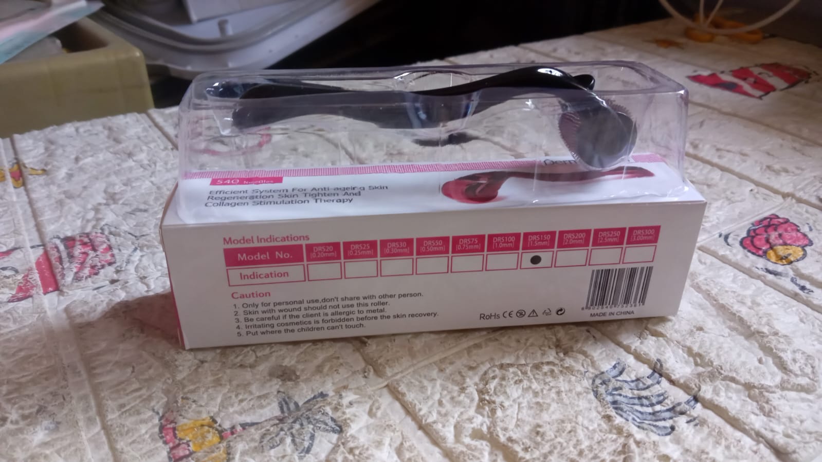 Derma Roller Anti Ageing And Facial Scrubs  Polishes Scar Removal Hair Regrowth (1.5 Mm) Wukusy