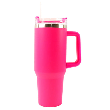 Pink Extra Large Insulated Travel Mug (1200ml - 1 Pc) Wukusy