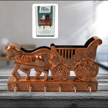 Plastic Rath Design Plastic 6 Hook Key Holder (1 Pc) Wukusy