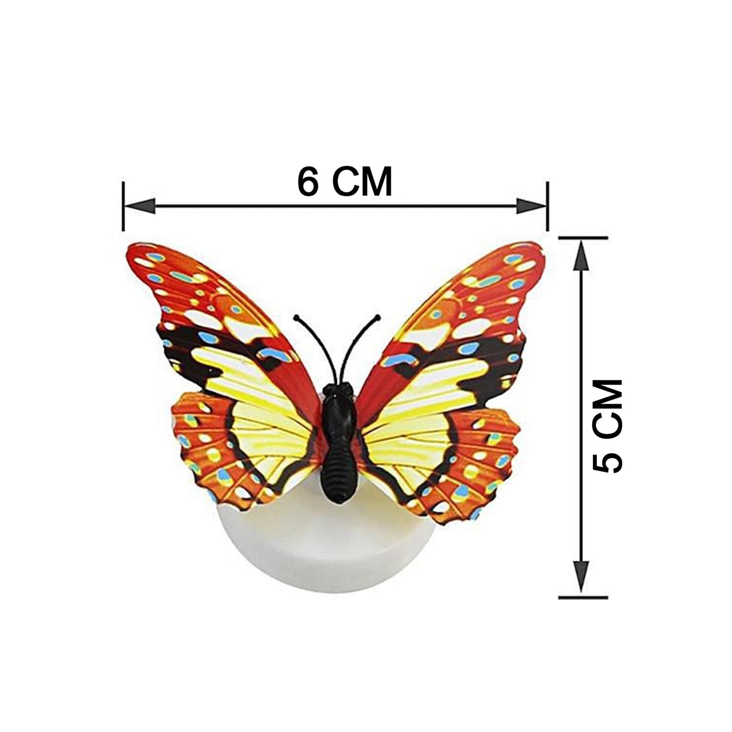 6278 The Butterfly 3d Night Lamp Comes With 3d Illusion Design Suitable For Drawing Room Lobby. Wukusy
