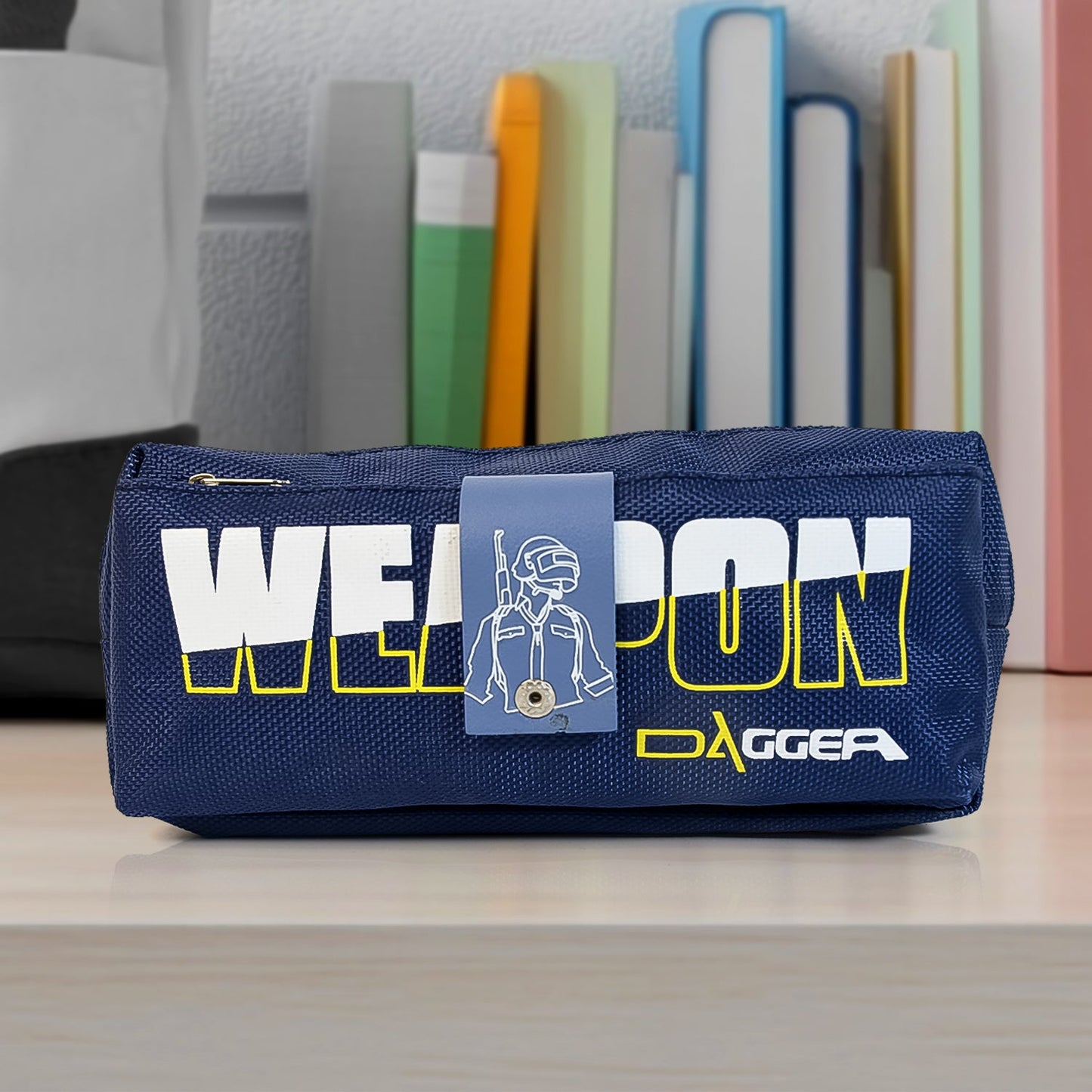 Pencil Pouch With Zipper 1 Pc  2 Compartment) Wukusy