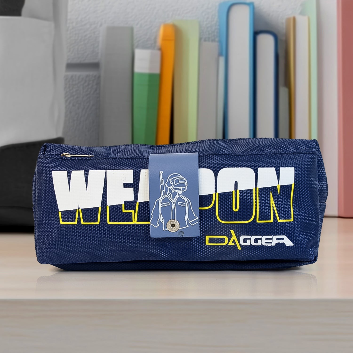 Pencil Pouch With Zipper 1 Pc  2 Compartment) Wukusy