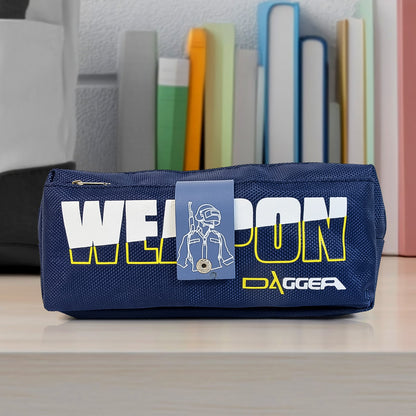 Pencil Pouch With Zipper 1 Pc  2 Compartment) Wukusy