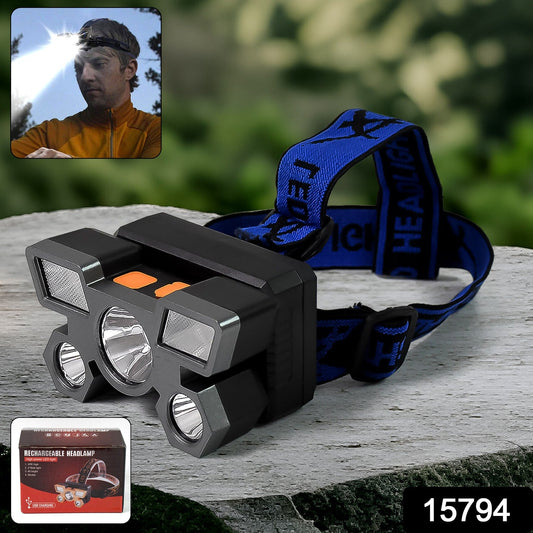 5 Led Headlamp Usb Rechargeable Head Light (1 Pc) Wukusy
