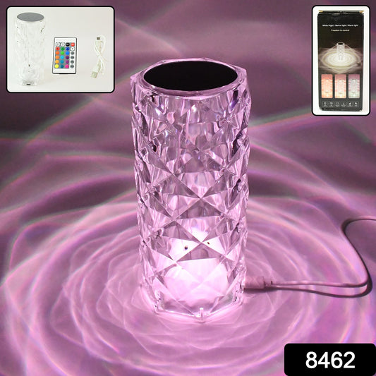 Crystal Led Touch Table Lamp With Remote Control Wukusy