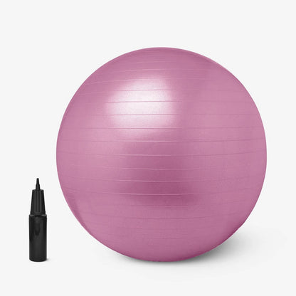 9091 Anti Burst 65 Cm Exercise Ball With Inflation Pump Non-slip Gym Ball For Yoga Pilates Core Training Exercises At Home And Gym- Suitable For Men And Women Wukusy