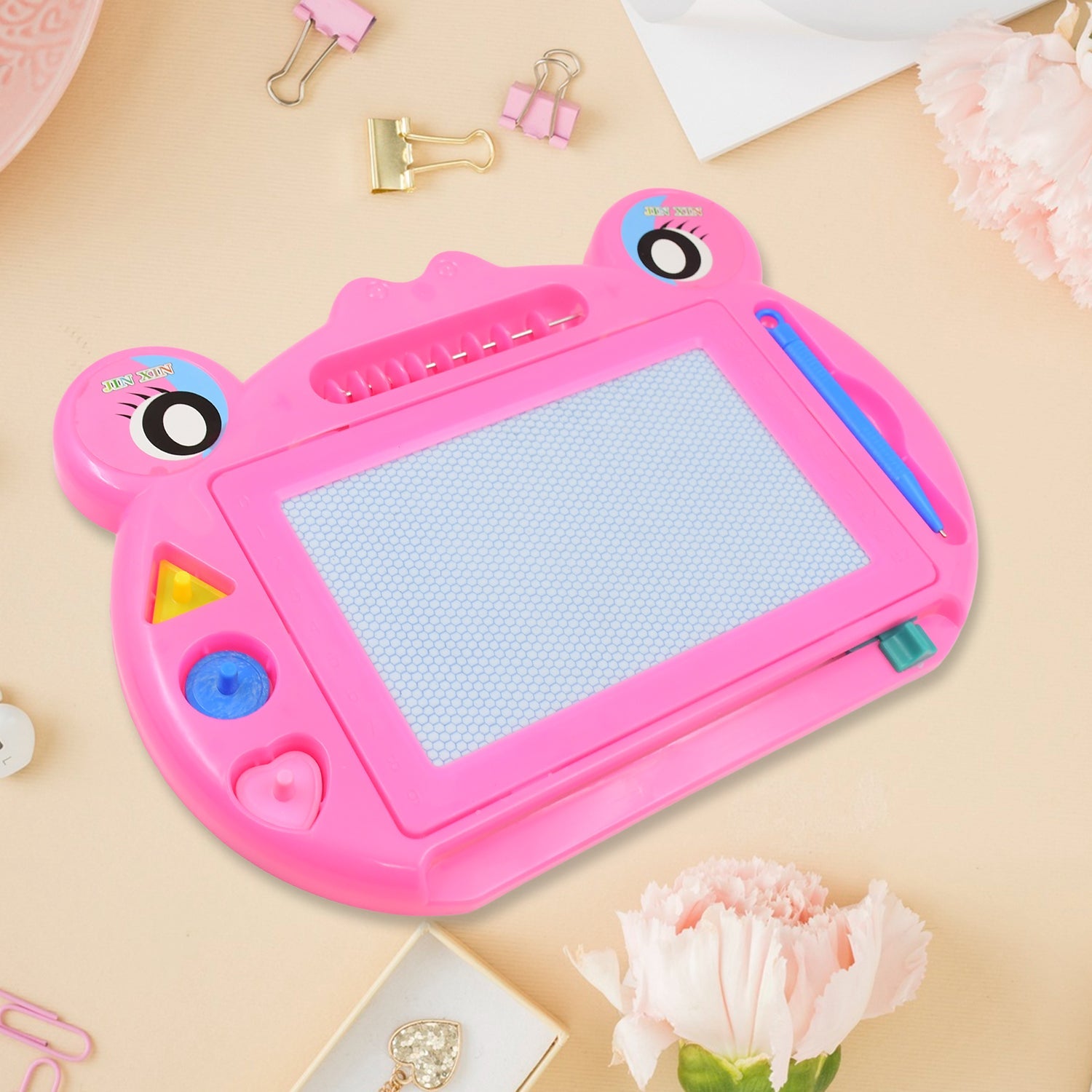 Frog Design Magic Sketch Slate Pad  Board (1 Pc  28  20 Cm) Wukusy