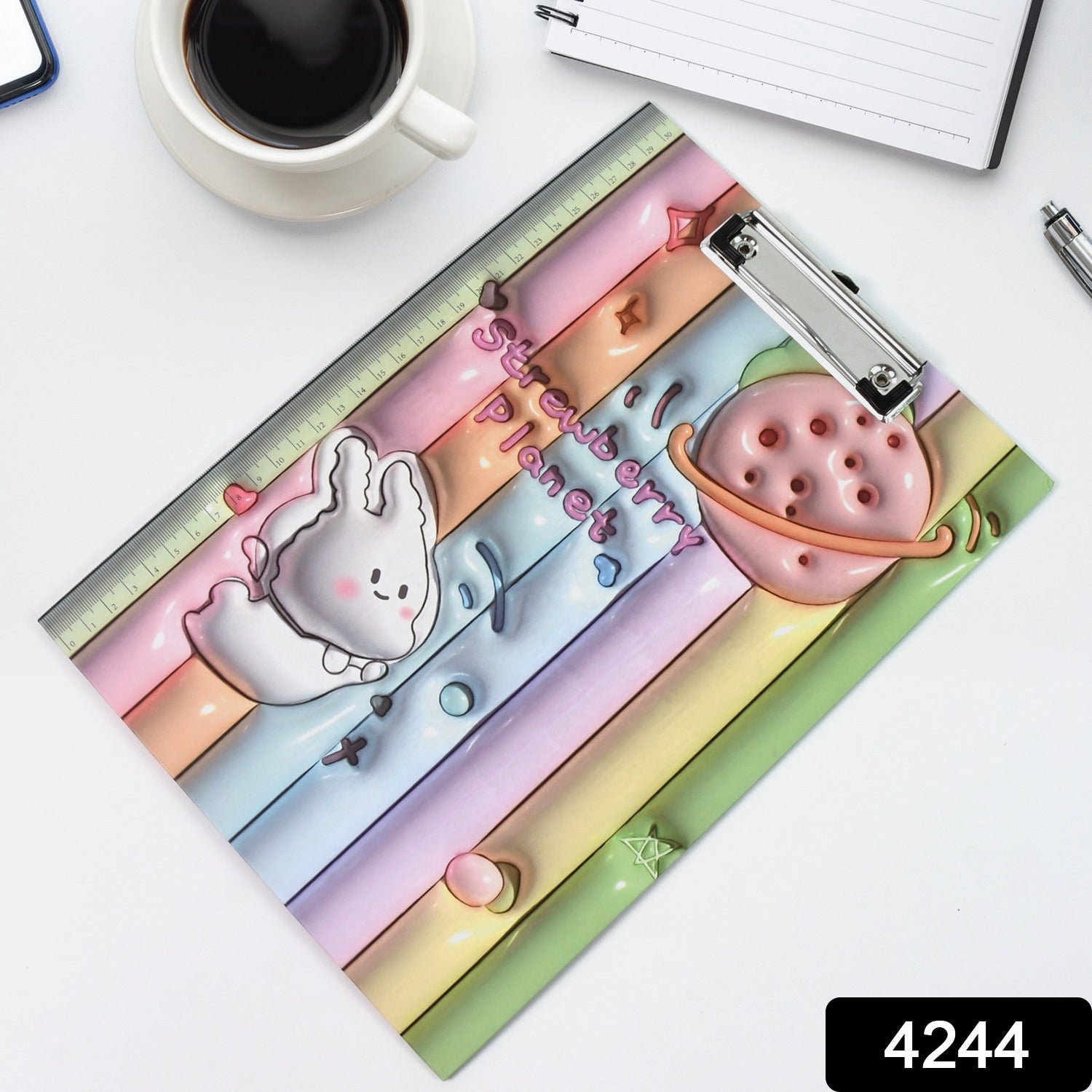 Wooden Paper Clipboard Writing Pad With Clip (1 Pc  3122 Cm) Wukusy