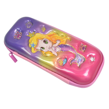 3d Cartoon Zipper Compass Box Pencil Box (1 Pc) Wukusy