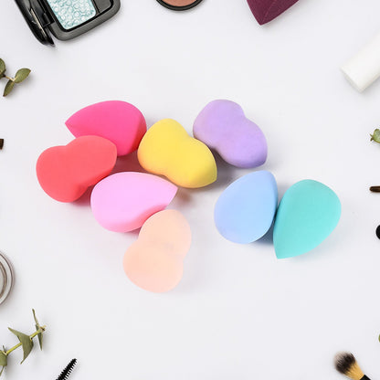 Makeup Beauty Powder Puff (8 Pcs Set  With Case  Mix Color) Wukusy