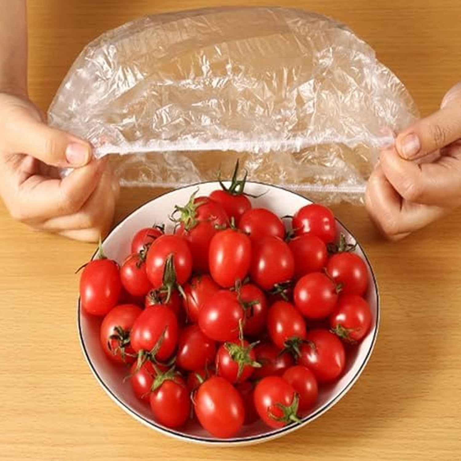 Disposable Elastic Food Storage Covers Bag (100 Pcs Set  Small) Wukusy