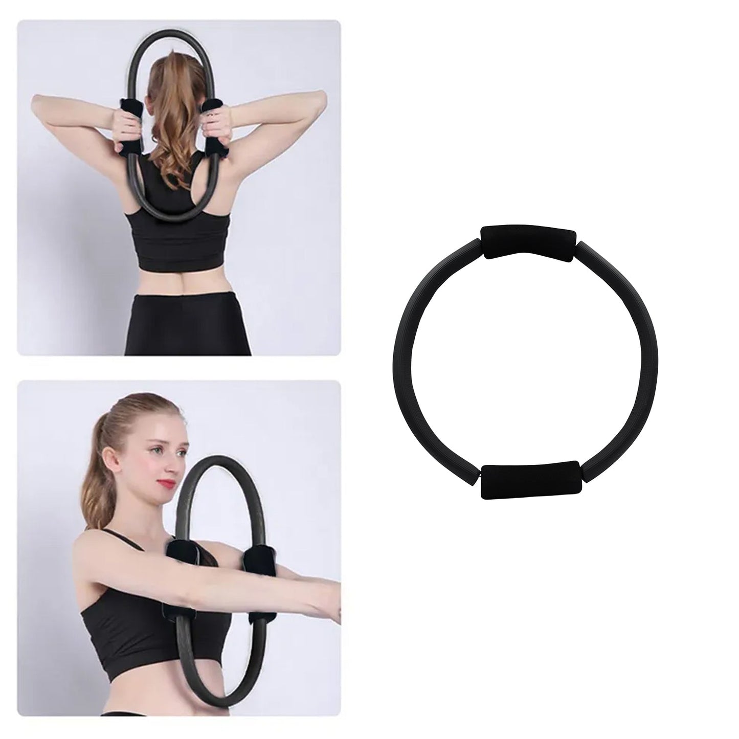 6714  Fitness Ring Workout Yoga Ring Circle Pilates For Woman Fitness Circle Thigh Exercise Pilates Circle Ring Fitness Equipment For Home Wukusy