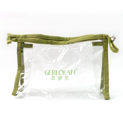 Transparent Zipper Closing Pouch (1 Pc) Wukusy