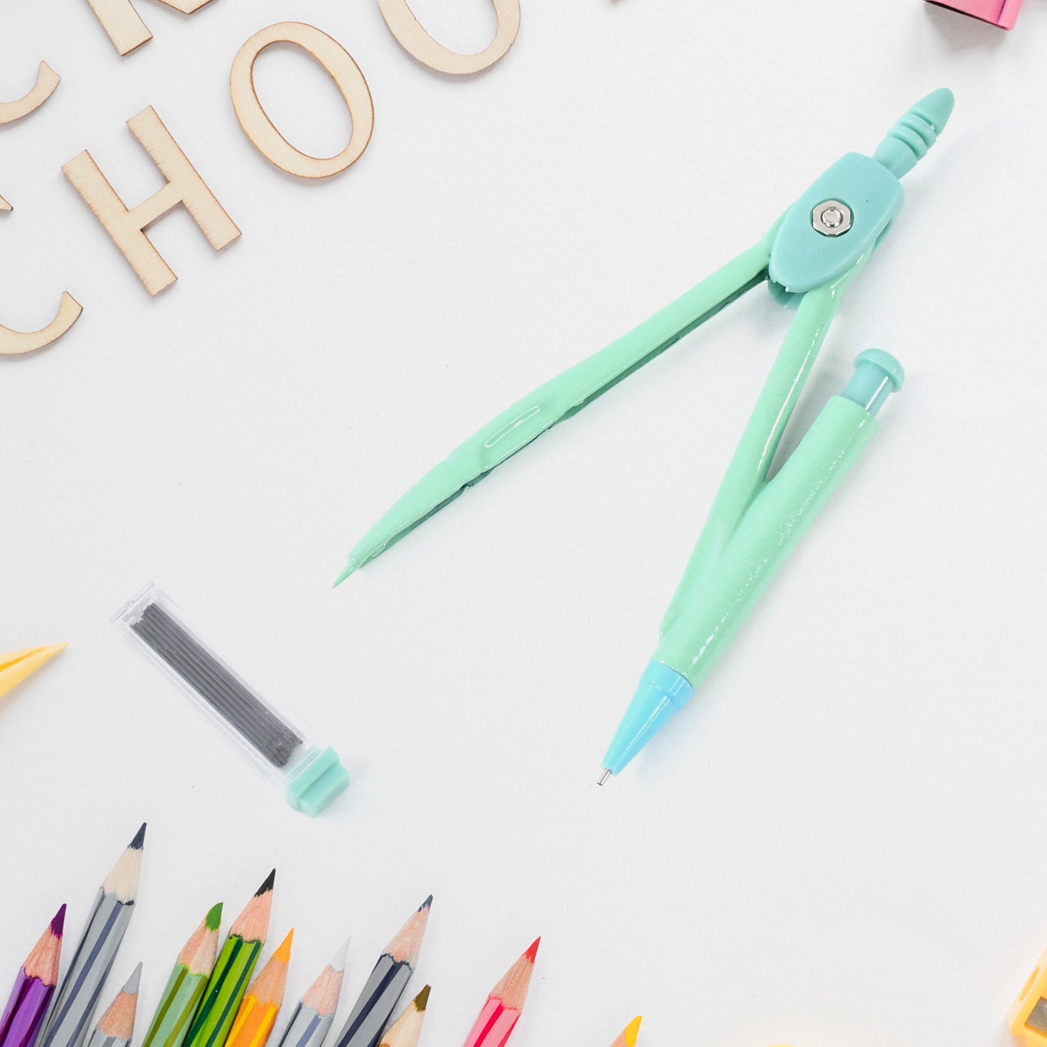 Geometry Compass Box Set (4 In 1) Wukusy