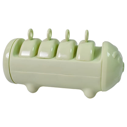 Plastic Ice Candy Maker 4 Compartment  Grid Kulfi Candy (1 Pc) Wukusy