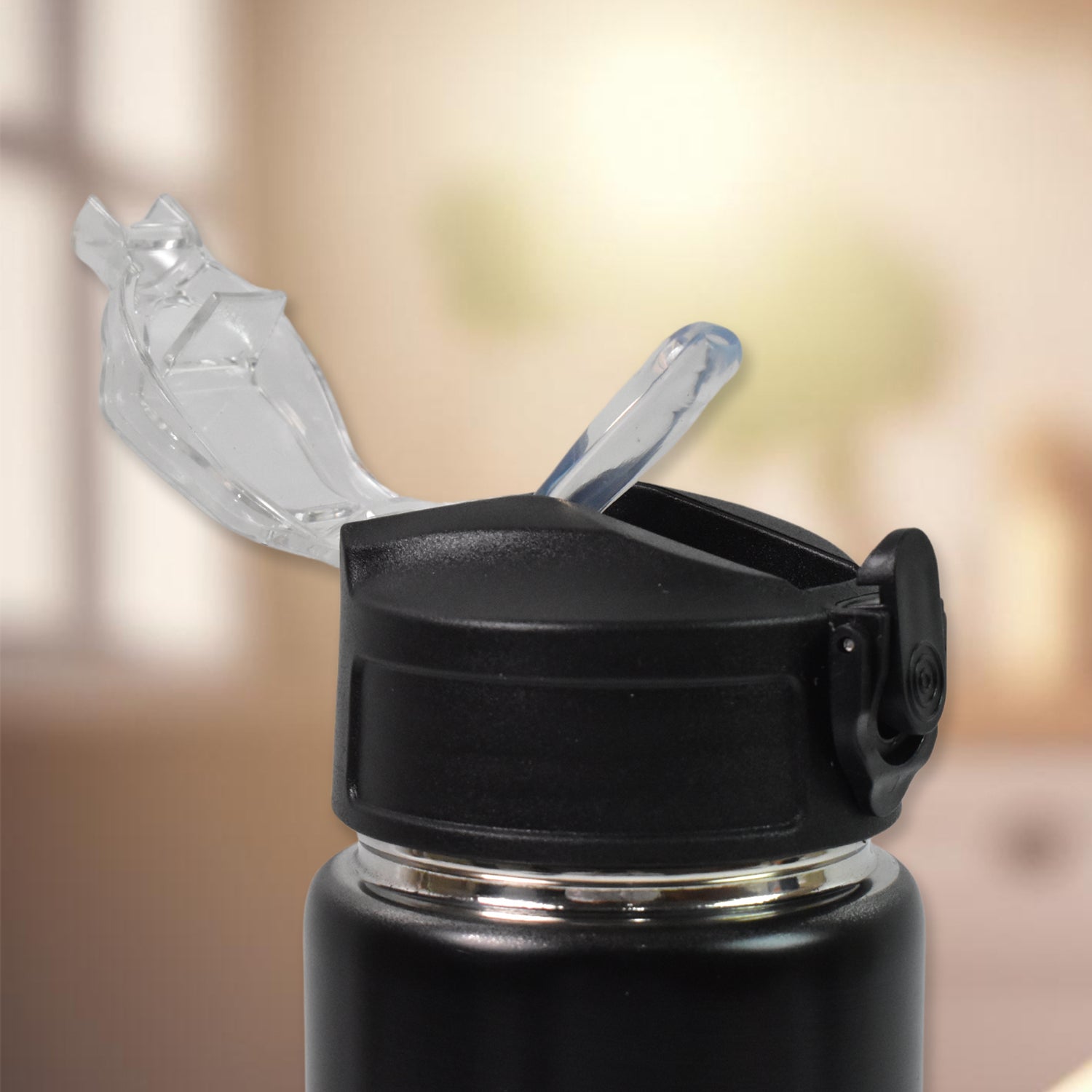 3 In 1 Stainless Steel Insulated Water Bottle Double Wall Vacuum (3 Pcs Set  Different Size) Wukusy