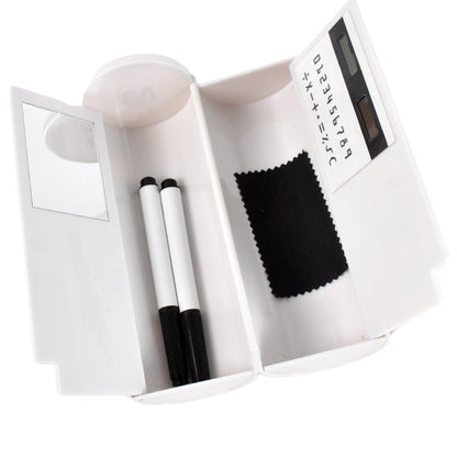 Small Multifunctional Fancy Pencil Box Double Sided Pencil Cases (1 Set) Wukusy