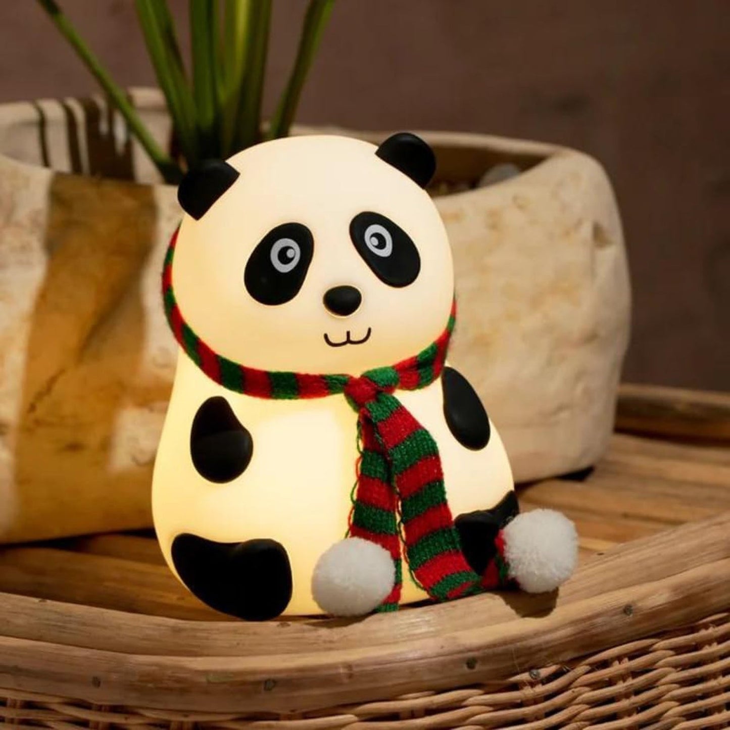 Panda 7-color Led Silicone Touch Lamp (1 Pc) Wukusy