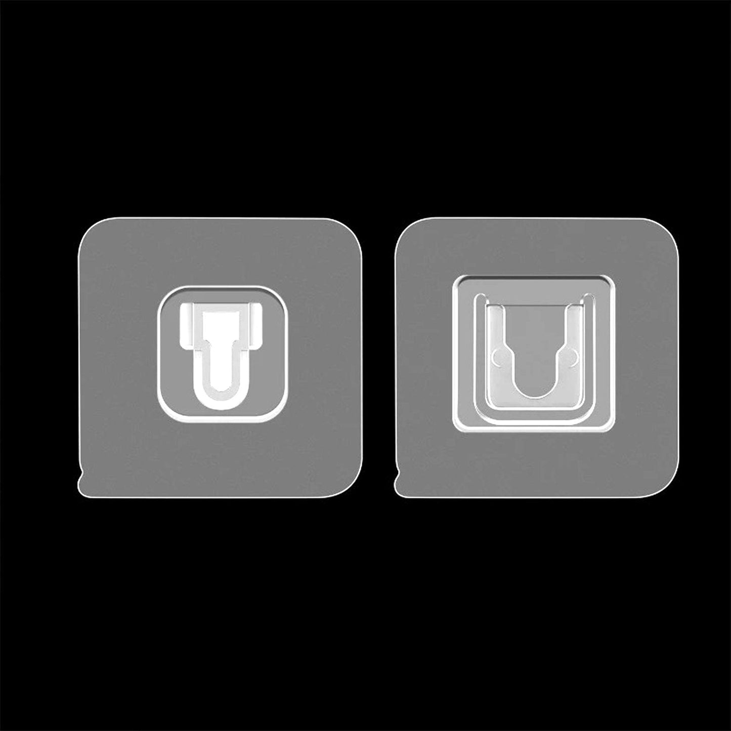 1742 Magic Adhesive Plastic Wall Hooks Heavy Duty Hooks (Pack Of 20) Wukusy