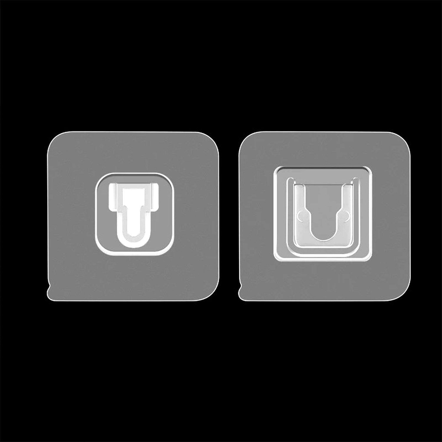 1742 Magic Adhesive Plastic Wall Hooks Heavy Duty Hooks (Pack Of 20) Wukusy