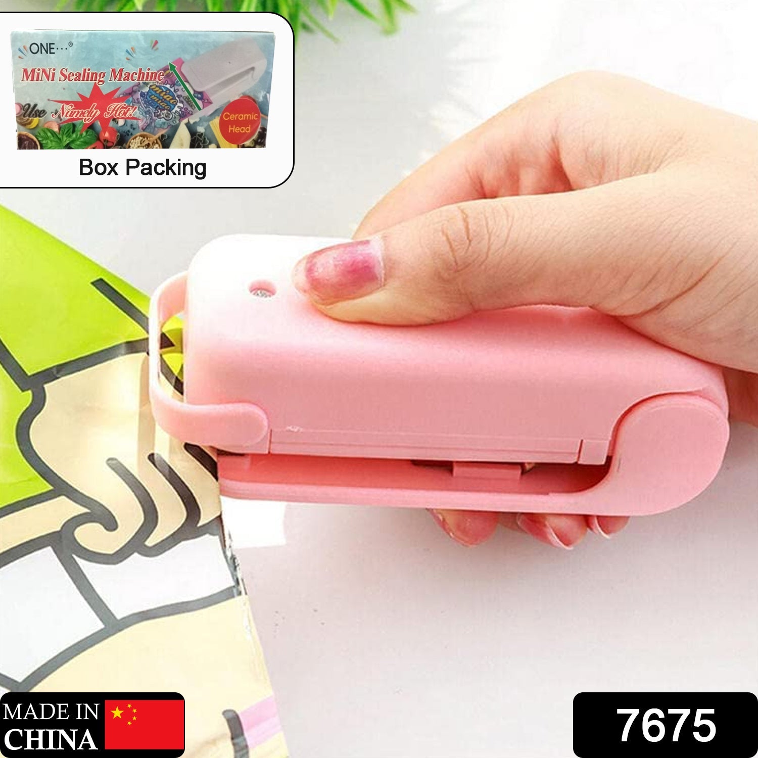 Mini Sealing Machine Plastic Bag Sealer Portable Mini Super Seal Packing Plastic Bag Tool Sealing Machine Hand Held Heat (1pc) Wukusy