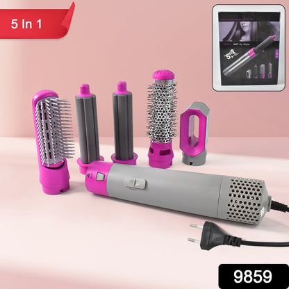 UltimaHair - 5 In 1 Hair Dryer Brush Multifunctional Hot Air Styler Hair Tools Wukusy